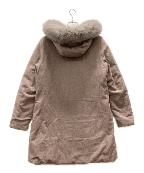La MODE（ラモード）La MODE (ラモード) ファー付きダウンコート ベージュ サイズ:42の古着・服飾アイテム