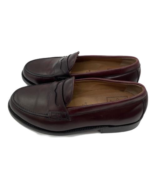 HEINRICH DINKELACKER（ハインリッヒディンケラッカー）HEINRICH DINKELACKER (ハインリッヒディンケラッカー) Wien ペニーローファー バーガンディー サイズ:6 1/2の古着・服飾アイテム