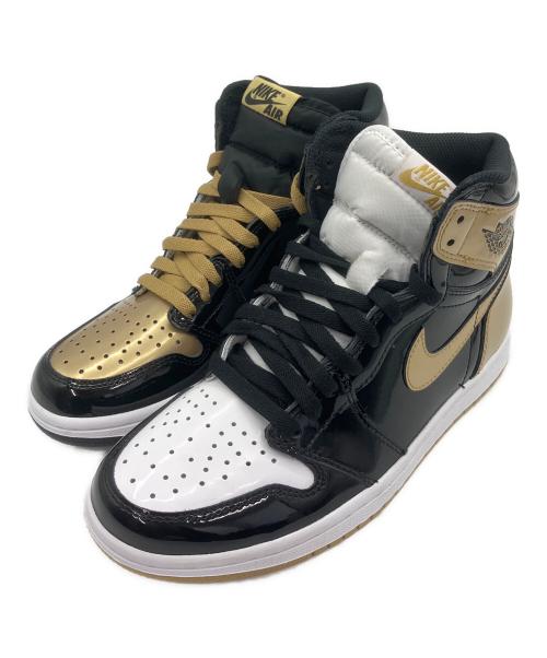 NIKE（ナイキ）NIKE (ナイキ) AIR JORDAN 1 RETRO HIGH GOLD TOP 3 ホワイト×ゴールド サイズ:25の古着・服飾アイテム