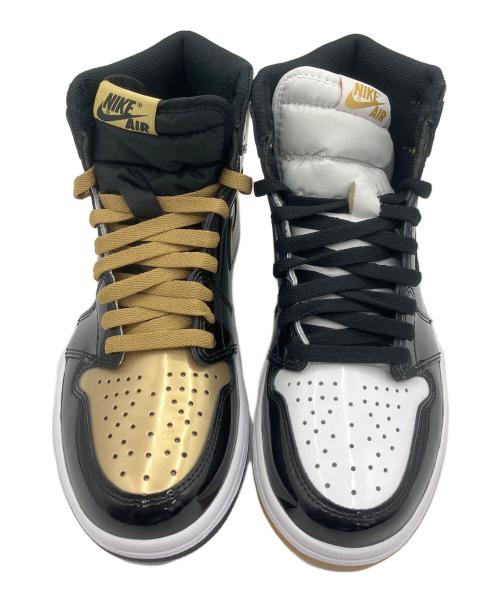 NIKE（ナイキ）NIKE (ナイキ) AIR JORDAN 1 RETRO HIGH GOLD TOP 3 ホワイト×ゴールド サイズ:25の古着・服飾アイテム