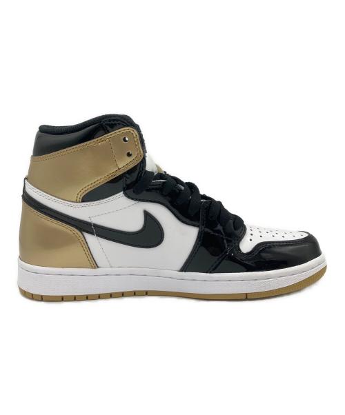 NIKE（ナイキ）NIKE (ナイキ) AIR JORDAN 1 RETRO HIGH GOLD TOP 3 ホワイト×ゴールド サイズ:25の古着・服飾アイテム