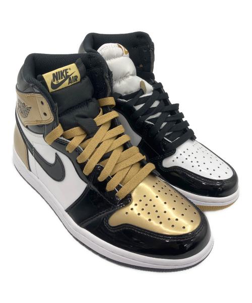 NIKE（ナイキ）NIKE (ナイキ) AIR JORDAN 1 RETRO HIGH GOLD TOP 3 ホワイト×ゴールド サイズ:25の古着・服飾アイテム