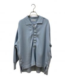 GALERIE VIE（ギャルリーヴィー）の古着「ソフトコットンスムース ラガーシャツ」｜ブルー