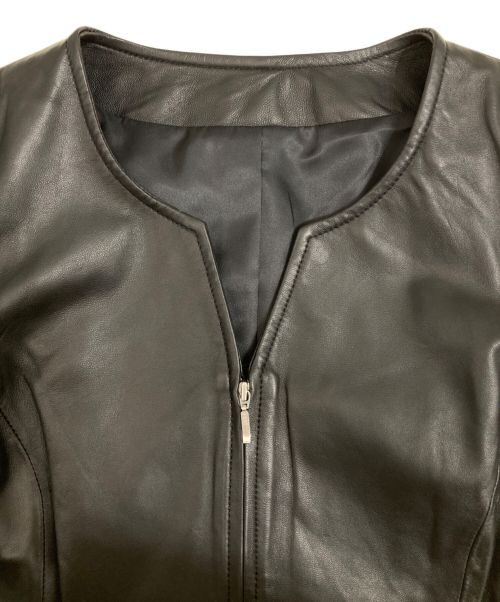 RUIRUE BOUTIQUE（ルイルエブティック）RUIRUE BOUTIQUE (ルイルエブティック) レザージャケット ブラック サイズ:Mの古着・服飾アイテム