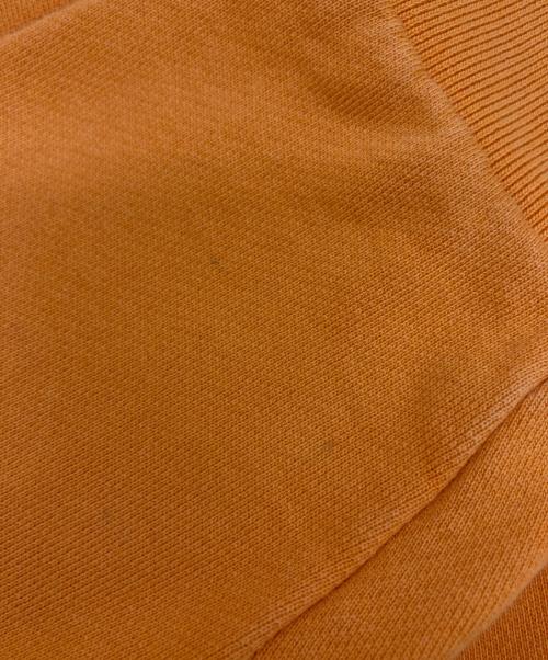 maison kitsune（メゾンキツネ）MAISON KITSUNE (メゾンキツネ) パッチクラシックスウェット オレンジ サイズ:Lの古着・服飾アイテム