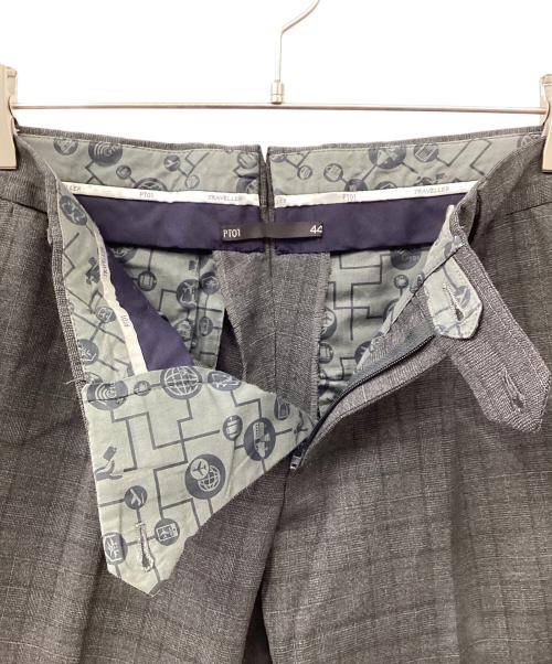 PT01（ピーティーゼロウーノ）PT01 (ピーティーゼロウーノ) スラックス グレー サイズ:44の古着・服飾アイテム