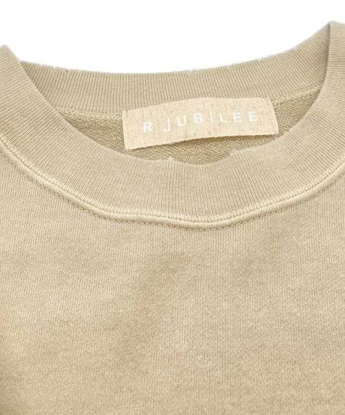 R JUBILEE（アールジュビリー）R JUBILEE (アールジュビリー) Basic Sweat Print Shirts ベージュ サイズ:Mの古着・服飾アイテム