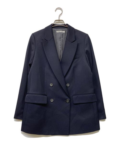 R’IAM PLAGE（リアム プラージュ）R’IAM PLAGE (リアム プラージュ) ダブルブレスト ジャケット ネイビー サイズ:38の古着・服飾アイテム