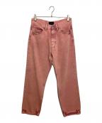 DELUXEデラックス）の古着「デニムパンツ」｜ピンク