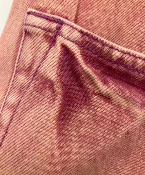 DELUXE（デラックス）DELUXE (デラックス) デニムパンツ ピンク サイズ:Mの古着・服飾アイテム