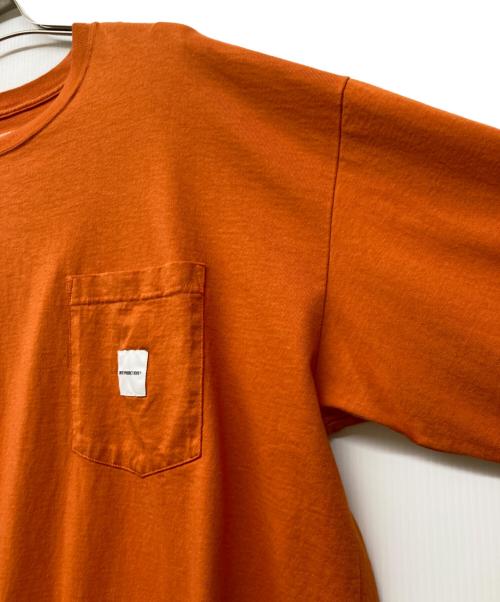 COOTIE PRODUCTIONS（クーティープロダクツ）COOTIE PRODUCTIONS (クーティープロダクツ) Open End Yarn Error Fit L/S Tee オレンジ サイズ:Sの古着・服飾アイテム