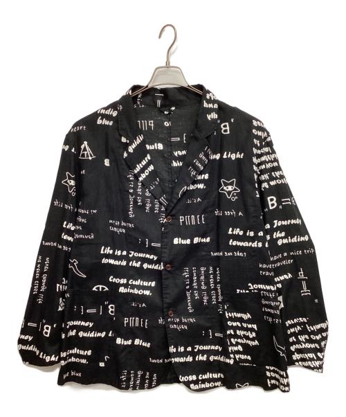 H.R.MARKET（ハリウッドランチマーケッド）H.R.MARKET (ハリウッドランチマーケッド) JOURNEY GRAFFITI ３B JACKET ブラック サイズ:2の古着・服飾アイテム