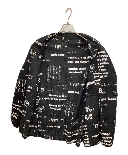 H.R.MARKET（ハリウッドランチマーケッド）H.R.MARKET (ハリウッドランチマーケッド) JOURNEY GRAFFITI ３B JACKET ブラック サイズ:2の古着・服飾アイテム