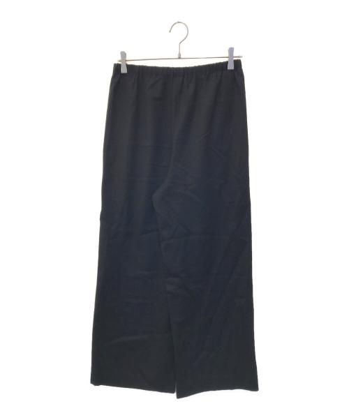 ENFOLD（エンフォルド）ENFOLD (エンフォルド) STRAIGHT-WIDE PANTS ブラック サイズ:38の古着・服飾アイテム