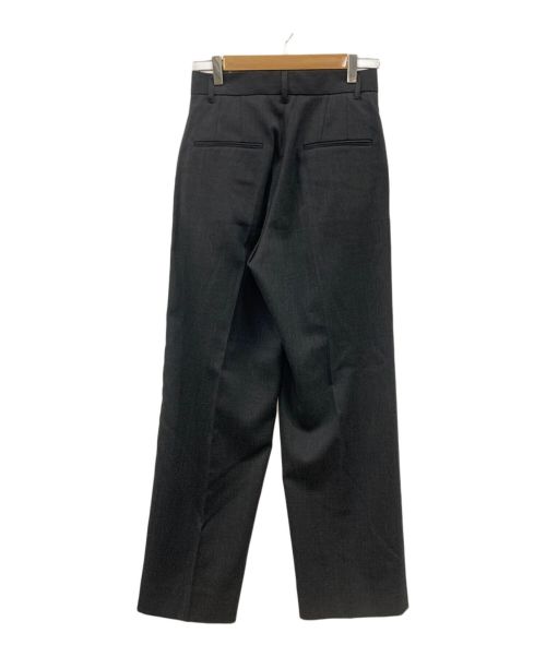 journal standard L'essage（ジャーナルスタンダード レサージュ）journal standard L'essage (ジャーナルスタンダード レサージュ) ウールトリコチン2タックワイドパンツ グレー サイズ:36の古着・服飾アイテム