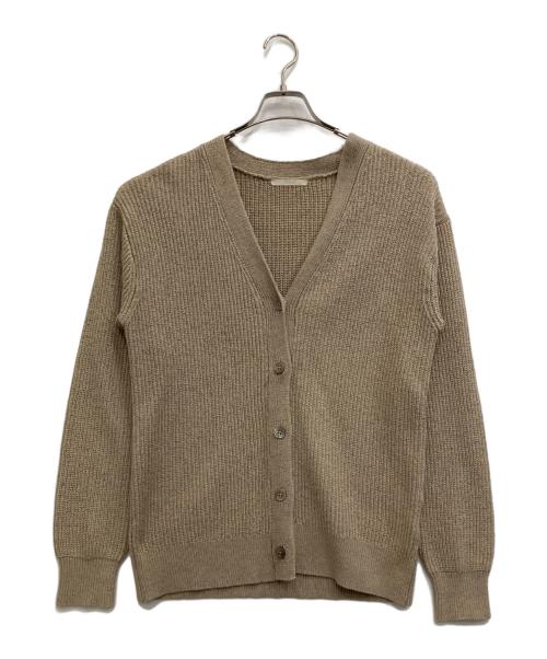 Plage（プラージュ）Plage (プラージュ) テープヤーン アゼ カーディガン ベージュ サイズ:Fの古着・服飾アイテム
