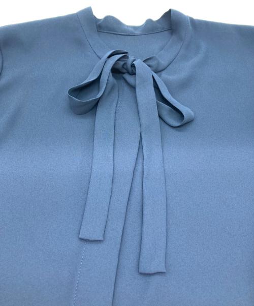Spick and Span（スピック＆スパン）Spick and Span (スピックアンドスパン) バックサテンリボンブラウス ネイビー サイズ:-の古着・服飾アイテム
