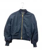 Nobleノーブル）の古着「ヴィンテージナイロンコンパクトMA1」｜ブラック