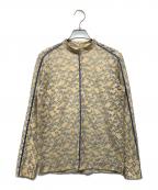 MAISON SPECIALメゾンスペシャル）の古着「レースブラウス」｜ブルー