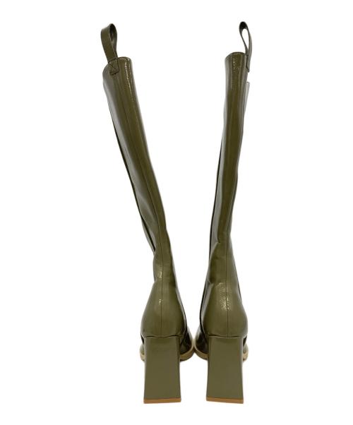 Ameri（アメリ）AMERI (アメリ) WATERPROOF LONG BOOTS カーキ サイズ:Lの古着・服飾アイテム