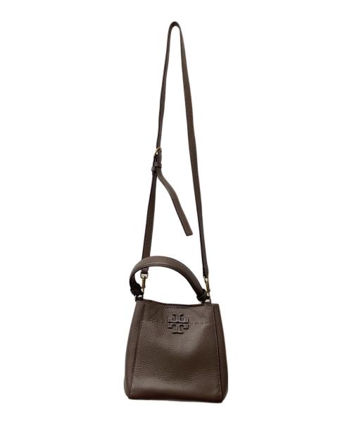 TORY BURCH（トリーバーチ）TORY BURCH (トリーバーチ) 2WAYショルダーバッグ ブラウンの古着・服飾アイテム