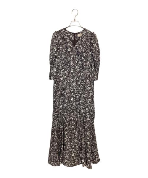 Apuweiser-riche（アプワイザーリッシェ）Apuweiser-riche (アプワイザーリッシェ) カシュクールマーメイドワンピース ブラウン サイズ:2の古着・服飾アイテム