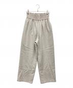 JOURNAL STANDARDジャーナルスタンダード）の古着「ウールライクストレッチワイドパンツ」｜ベージュ