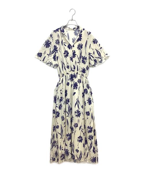 IENA（イエナ）IENA (イエナ) Deveauxビッグフラワーワンピース ベージュ サイズ:38の古着・服飾アイテム