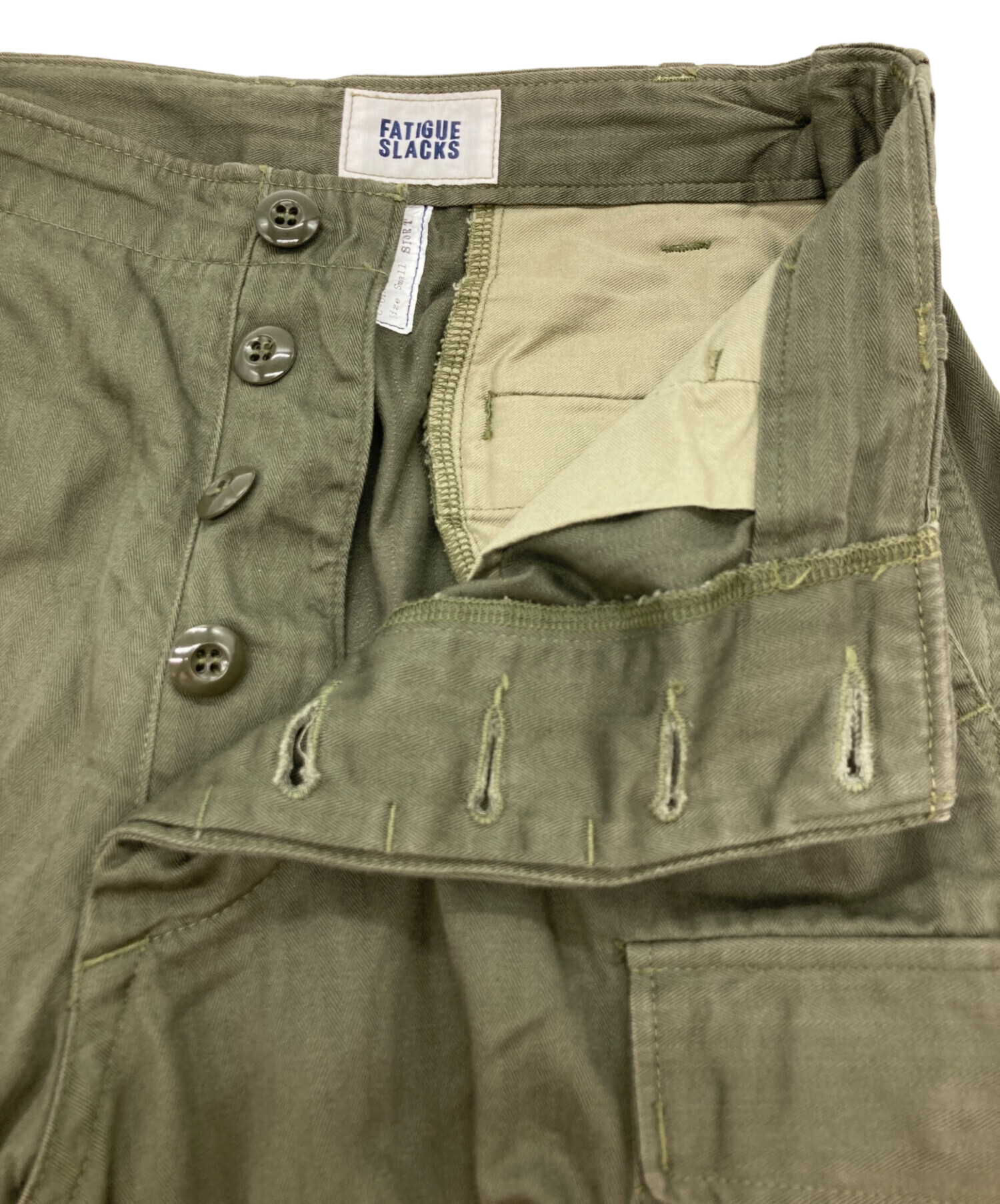 FATIGUE SLACKS JUNGLE SLACKS Lサイズ　オリーブ FATIGUE SLACKS #FP006 “JUNGLE SLACKS” | SPECIAL