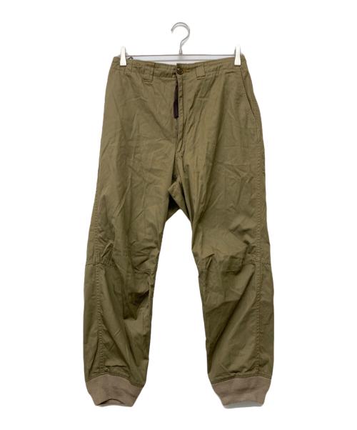 FATIGUE SLACKS（ファティーグスラックス）FATIGUE SLACKS (ファティーグスラックス) CORONA (コロナ) ジョガーイージーパンツ ブラウン サイズ:Mの古着・服飾アイテム