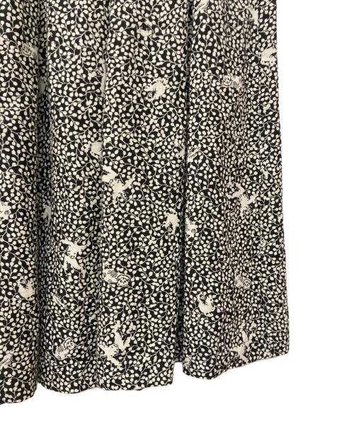 lisette（リゼッタ）lisette (リゼッタ) ジュプ・ゴーシュ リネンフレアスカート ブラック サイズ:‐の古着・服飾アイテム