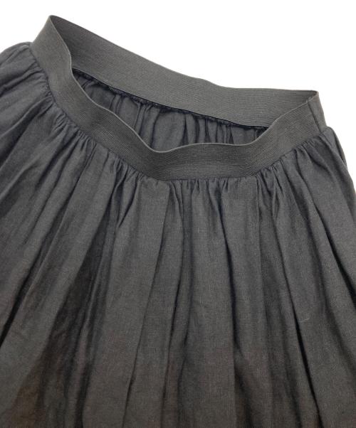 lisette（リゼッタ）lisette (リゼッタ) ロシェル リネンスカート ブラック サイズ:Freeの古着・服飾アイテム