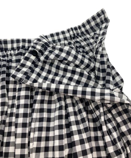 lisette（リゼッタ）lisette (リゼッタ) ナディーヌコットンギンガムチェックロングスカート ブラック サイズ:-の古着・服飾アイテム