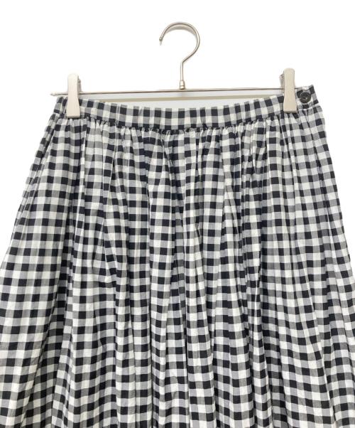 lisette（リゼッタ）lisette (リゼッタ) ナディーヌコットンギンガムチェックロングスカート ブラック サイズ:-の古着・服飾アイテム