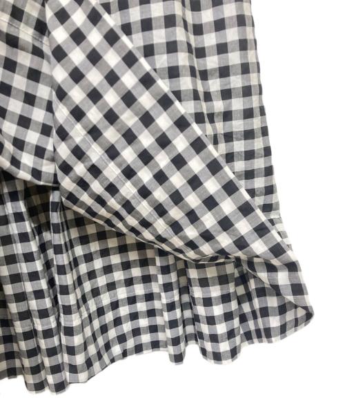 lisette（リゼッタ）lisette (リゼッタ) ナディーヌコットンギンガムチェックロングスカート ブラック サイズ:-の古着・服飾アイテム