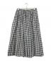 lisette（リゼッタ）の古着「ナディーヌコットンギンガムチェックロングスカート」｜ブラック