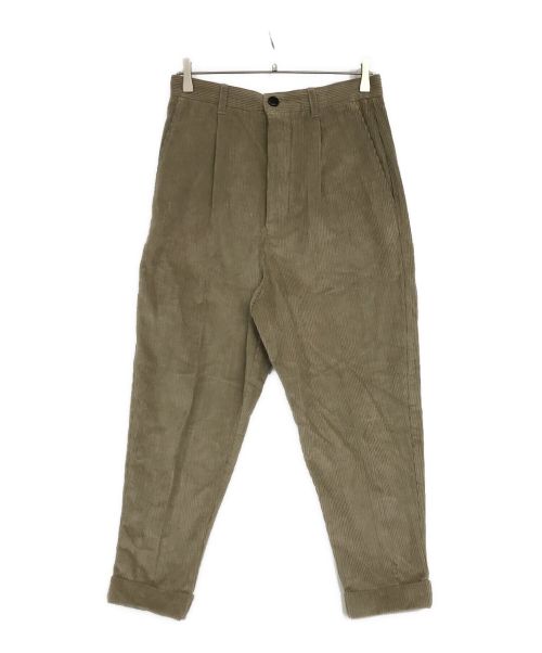 AMI Alexandre Mattiussi（アミアレクサンドルマテュッシ）AMI Alexandre Mattiussi (アミ アレクサンドル マテュッシ) コーデュロイパンツ ブラウン サイズ:XSの古着・服飾アイテム