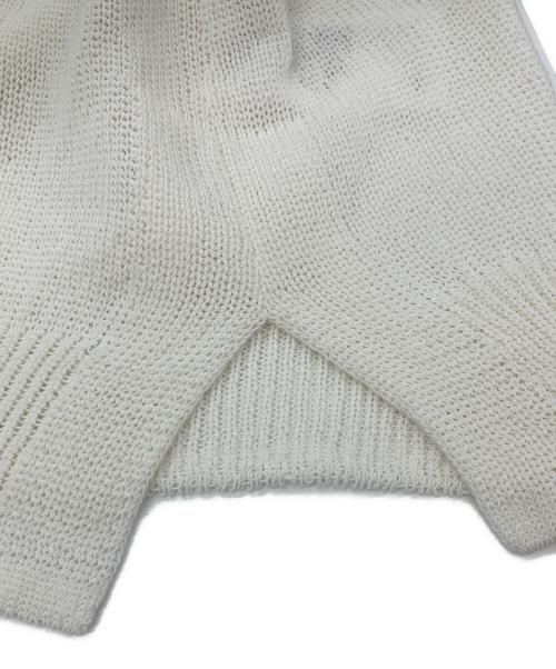 UNFIL（アンフィル）unfil (アンフィル) organic cotton coiled-yarn sweater ホワイト サイズ:4の古着・服飾アイテム