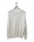 unfil (アンフィル) organic cotton coiled-yarn sweater ホワイト サイズ:4：5000円