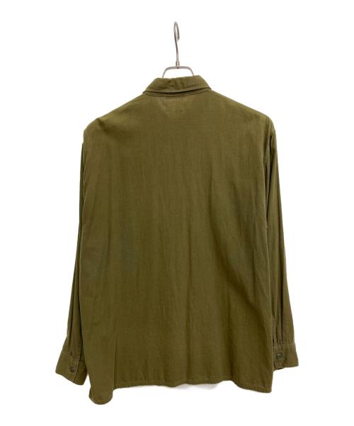 COMOLI（コモリ）COMOLI (コモリ) ベタシャン CPOシャツ オリーブ サイズ:Lの古着・服飾アイテム