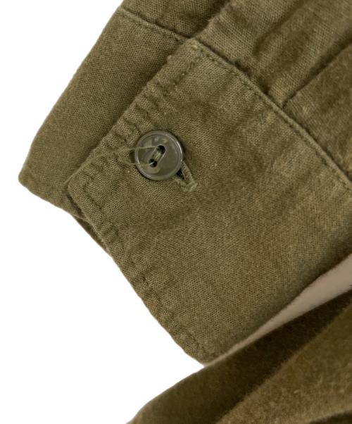 COMOLI（コモリ）COMOLI (コモリ) ベタシャン CPOシャツ オリーブ サイズ:Lの古着・服飾アイテム