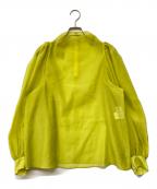 STUMBLYスタンブリ―）の古着「シアーボリュームスリーブボトルネックPO」｜イエロー