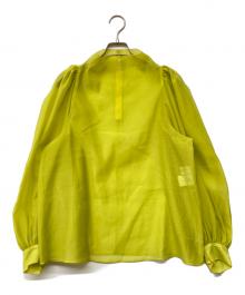 STUMBLY（スタンブリ―）の古着「シアーボリュームスリーブボトルネックPO」｜イエロー