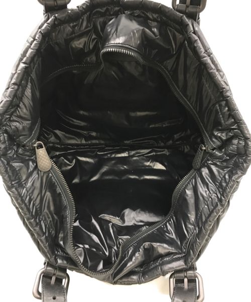 BOTTEGA VENETA（ボッテガベネタ）BOTTEGA VENETA (ボッテガベネタ) ナイロントートバッグ ブラックの古着・服飾アイテム