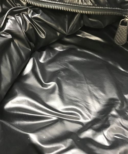 BOTTEGA VENETA（ボッテガベネタ）BOTTEGA VENETA (ボッテガベネタ) ナイロントートバッグ ブラックの古着・服飾アイテム