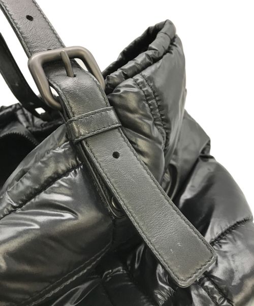 BOTTEGA VENETA（ボッテガベネタ）BOTTEGA VENETA (ボッテガベネタ) ナイロントートバッグ ブラックの古着・服飾アイテム