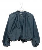 AMOMENTOアモーメント）の古着「ナイロン混ボリュームジャケット」｜ブラック