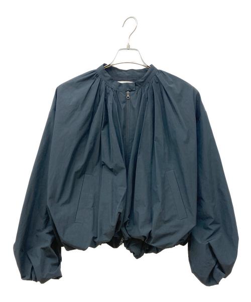 AMOMENTO（アモーメント）amomento (アモーメント) ナイロン混ボリュームジャケット ブラック サイズ:FREEの古着・服飾アイテム