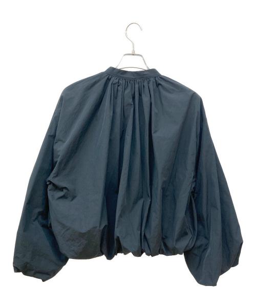 AMOMENTO（アモーメント）amomento (アモーメント) ナイロン混ボリュームジャケット ブラック サイズ:FREEの古着・服飾アイテム