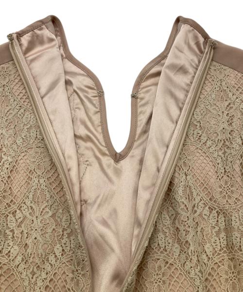 Lily Brown（リリーブラウン）Lily Brown (リリーブラウン) オリエンタルモチーフレースドレス ベージュの古着・服飾アイテム